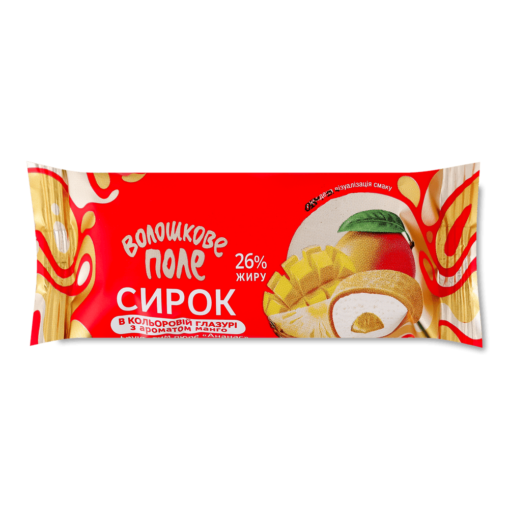 Глазуровані сирки.