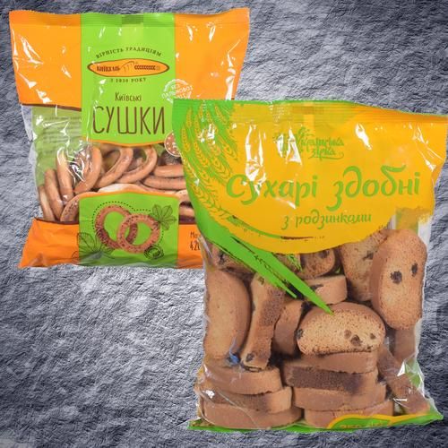 Сухарі, грінки, бублики
