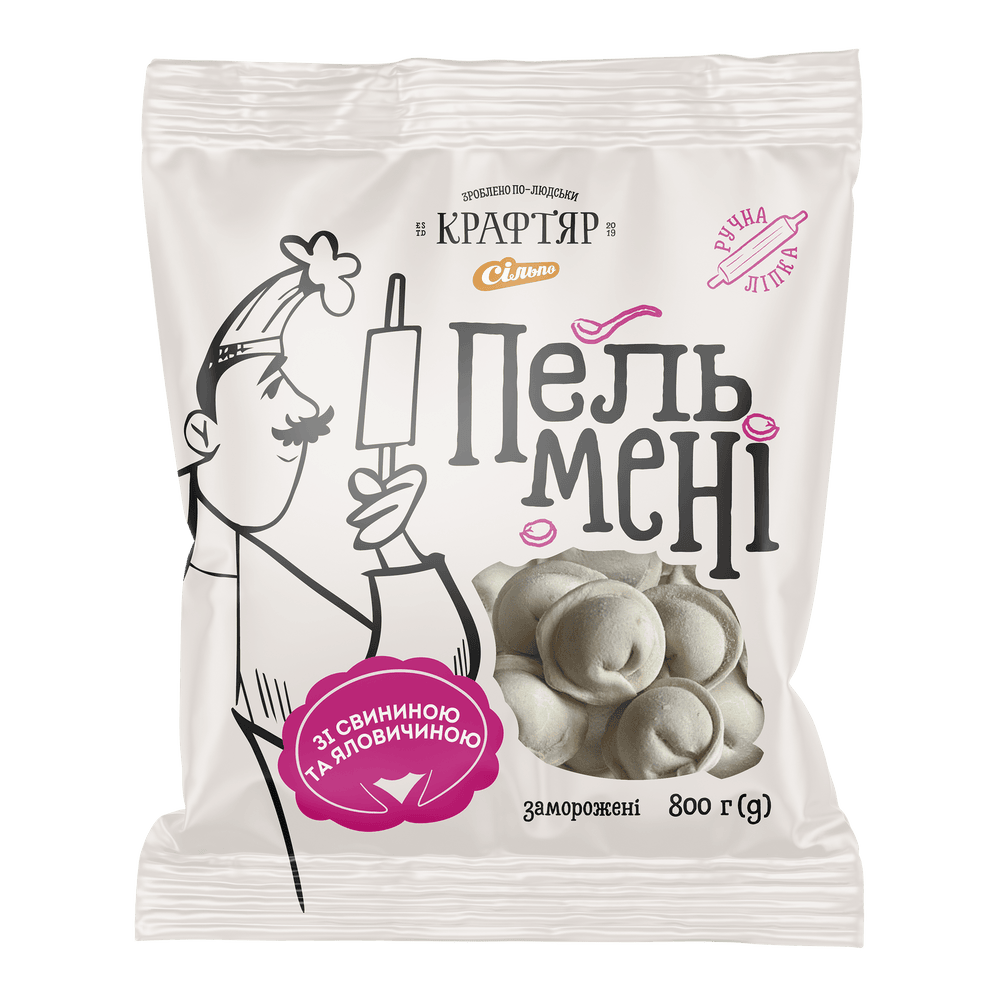 Напівфабрикати і страви заморожені