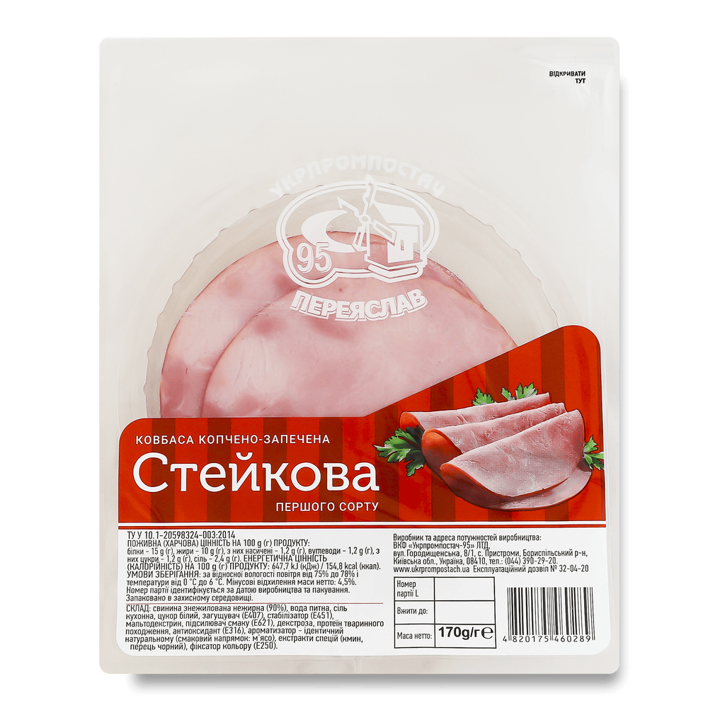 М'ясо-ковбасна нарізка.