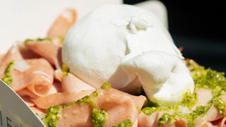 Focaccia Mortadella verde