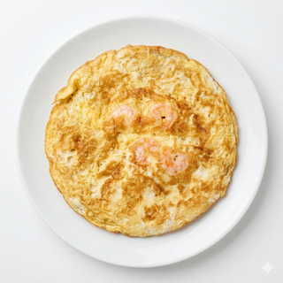Tortilla Francesa Con Gambas