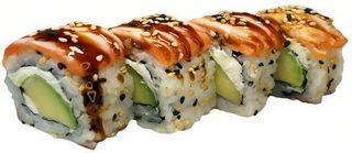 85. Uramaki Salmó Flamejat Amb Alvocat I Philadelphia (8 Uds.)