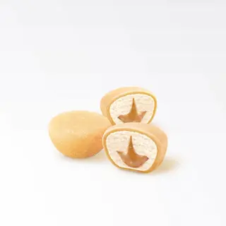 Mochi chocolate blanco.