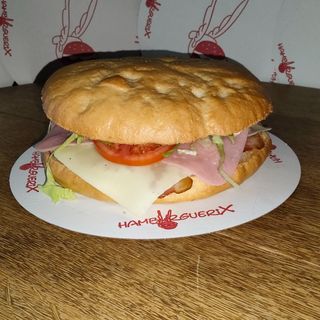Hamburguerix super especial de pollo rebozado