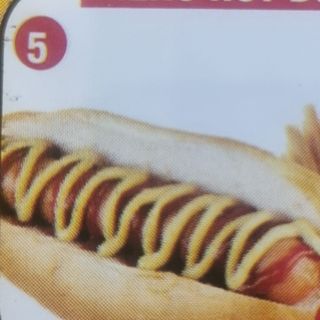 Hot dog wurstel ketchup, maionese