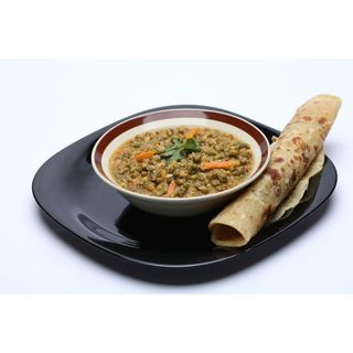 Ndengu Served With Rice, Chapo, Ugali