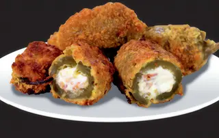 Jalapeños con cheddar