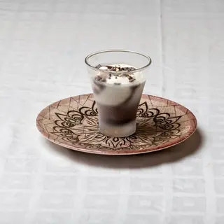 Helado nata y chocolate