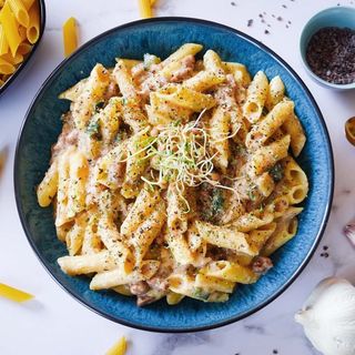 Macarrones carbonara