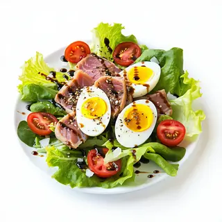 Ensalada casera de atún