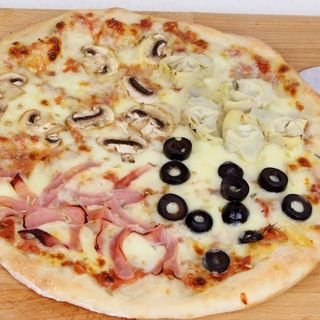 Pizza cuatro estaciones (28 cm.)