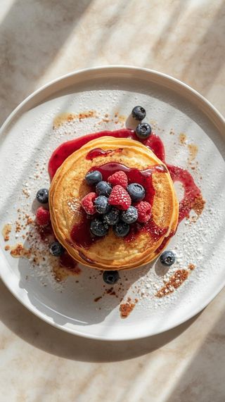 Pancake marmellata chiara