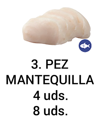 3. Sashimi De Pez Mantequilla (8 Uds.)