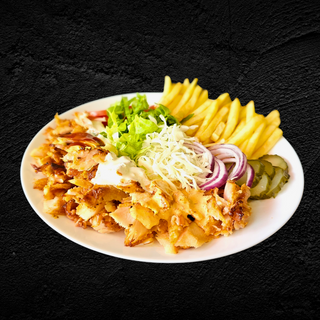 Shaorma la farfurie + Pepsi