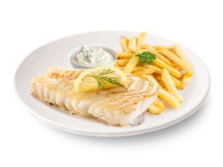 Судак на гриле