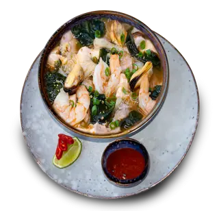 Spicy Seafood Miso Soup