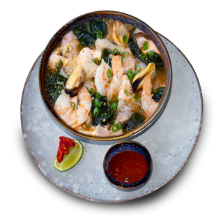 Spicy Seafood Miso Soup