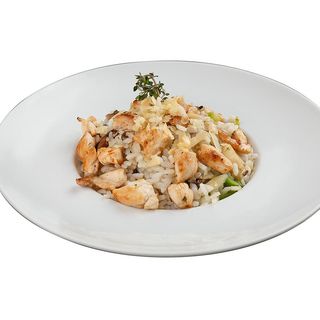 Ризото с пиле броколи и гъби (350г)