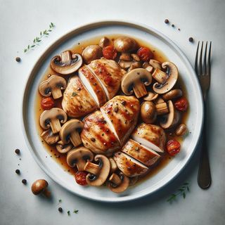 Kurczak z pieczarkami 250g