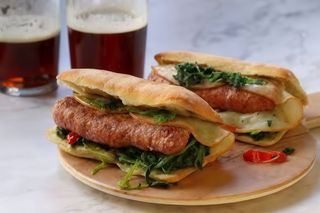 Panino con salsiccia