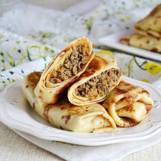 Блинчики с говядиной - 1шт