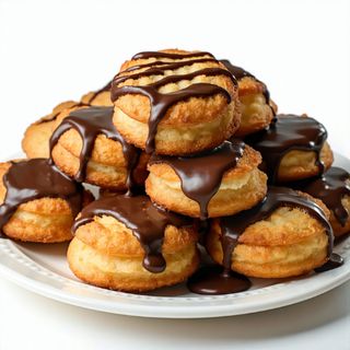 Galleta chocolate rebozada