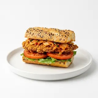 Sándwich De Pollo Crujiente