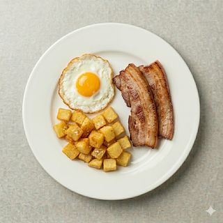 Panceta Con Huevo Y Patata