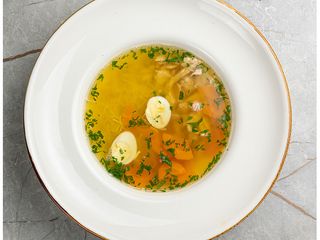 Бульйон з локшиною та яйцем (350g)