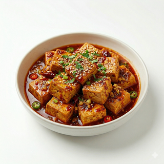 Tofu picante (麻辣豆腐)