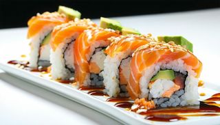 154. Uramaki tempura di gamberone