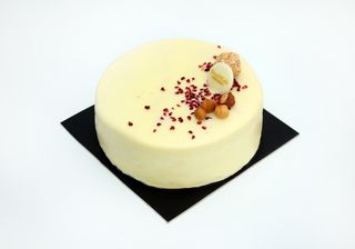 Nugat malina mini torta