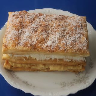 Hojaldre Sin Azúcar Rellena De Nata (1 Ración)