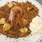 Fideuá  de marisco con allioli (Para 2 Personas)