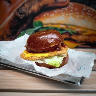 Fresh chicken burger