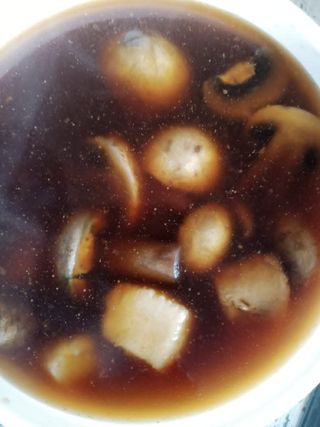 Chicken mushroom soup