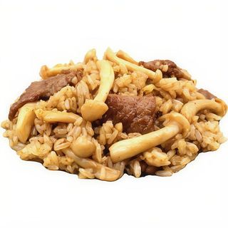 18. Arròs Amb Vedella Bolets I Ou