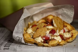 Чийзкейк гофрета малка