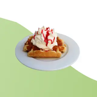 Waffle com Chantilly