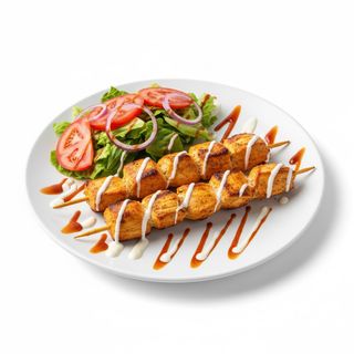 Piatto spiedini pollo