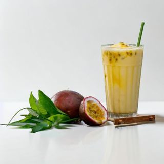 Batido de Maracujá com leite condensado