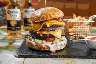 2X ანანასის ბურგერი