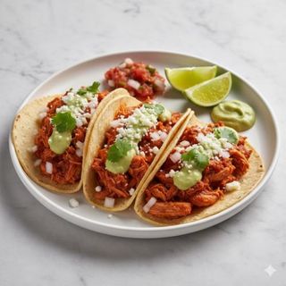 Pollo Mechado Tacos