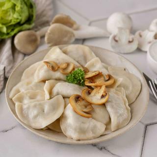 Pierogi z ziemniakami i grzybami