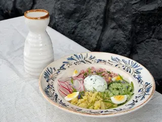 Окрошка з мортаделою та безалкогольним ігристим (300/150g)
