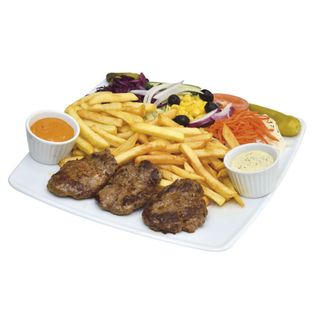 Plat Brochette Viande Hachee