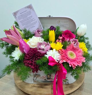 Box Maleta Rosa Grande