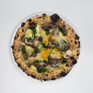 Pizza de ternera ahumada 