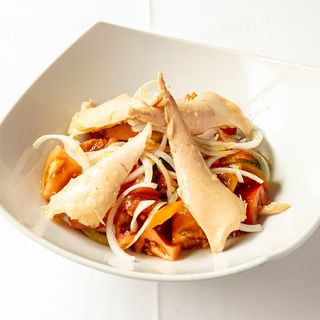 Selección de tomates de estación, bonito del norte